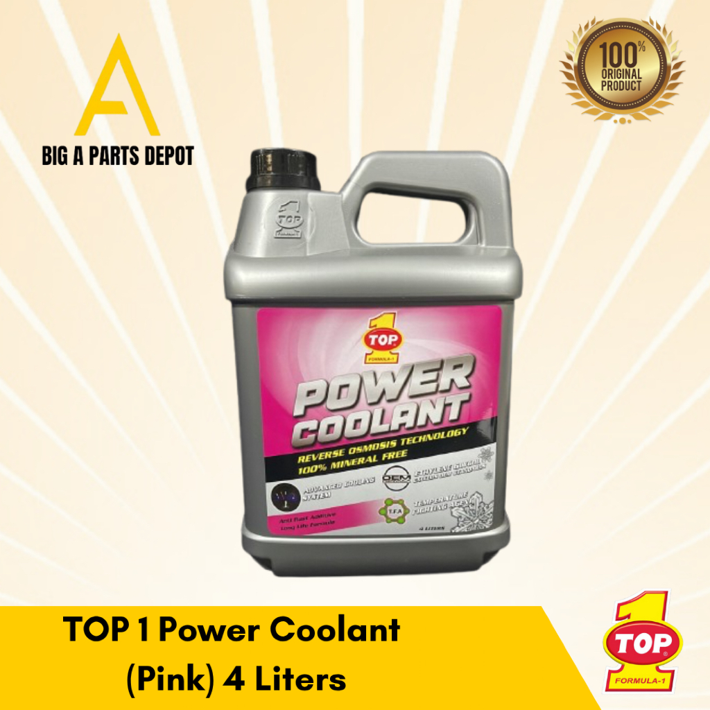 Top 1 - Long Life Radiator Power Coolant PINK Gallon 4 Liters ...