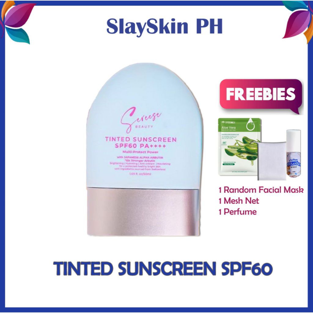 SEREESE BEAUTY Tinted Sunscreen SPF60 (With FREEBIES) | Shopee Philippines