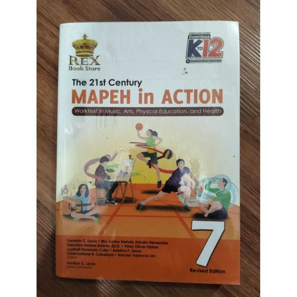 Kto12 REX Mapeh In Action Revised Edition Grade 7 Textbook (Used ...