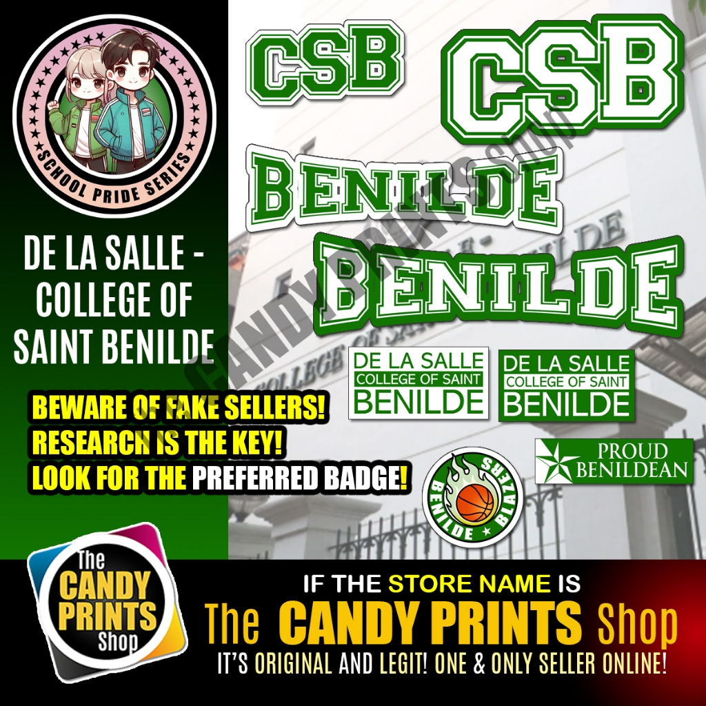 School Pride Series - BENILDE 01 - DLS-COLLEGE OF ST. BENILDE INSPIRED ...