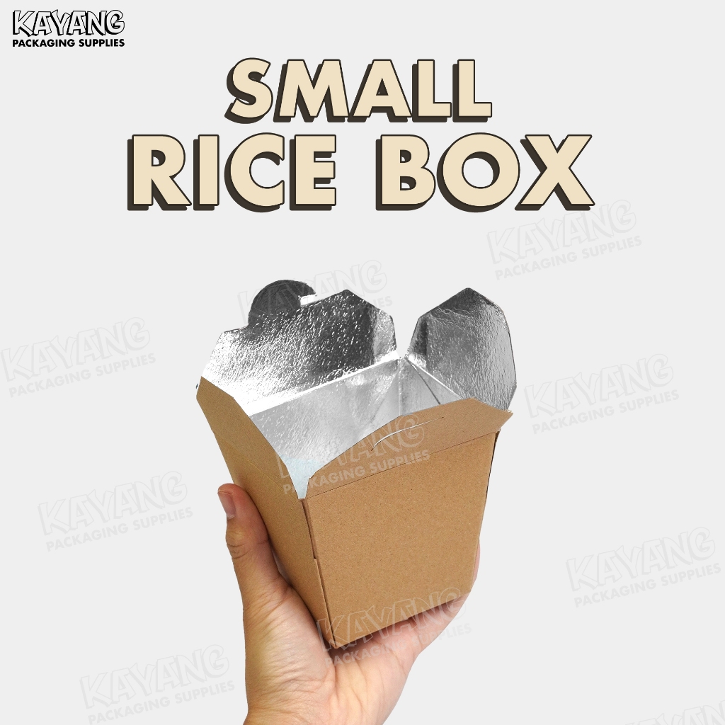 [50pcs] Rice Box, (RBX) Rice in a Box, Chao Fan Box, Chinese Takeout ...