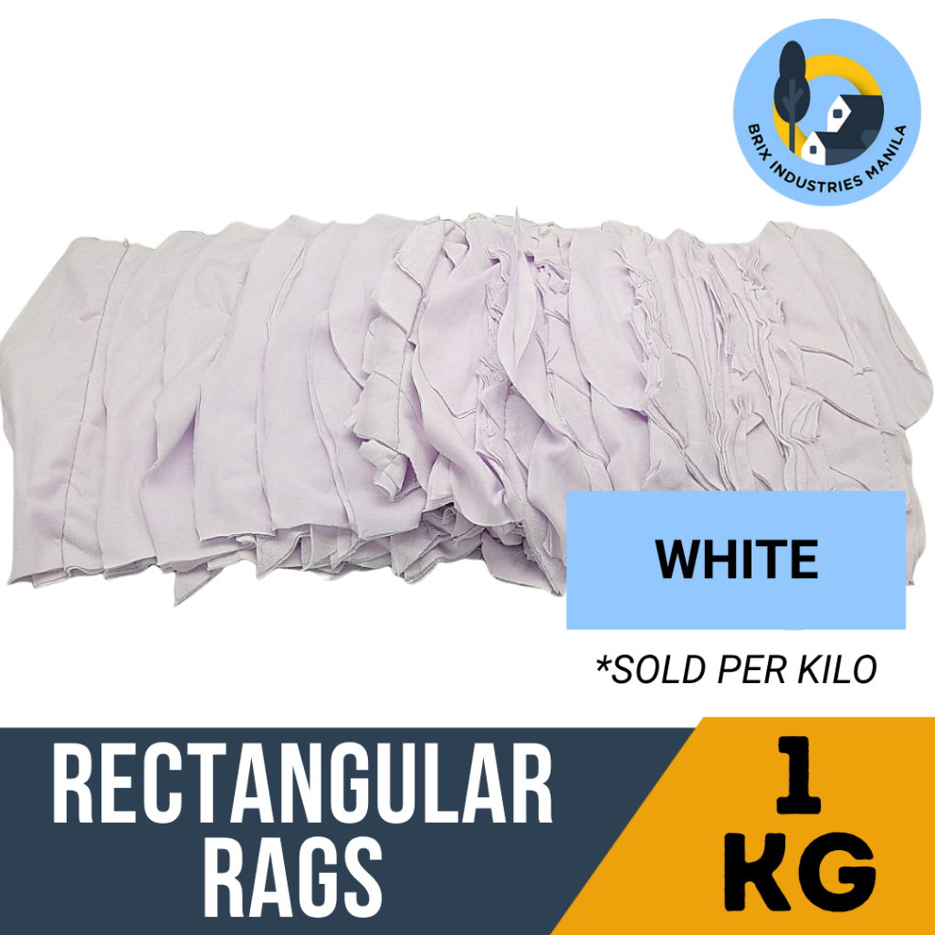 Cotton Rags Basahan Rectangle 1kg Colored or White Construction ...
