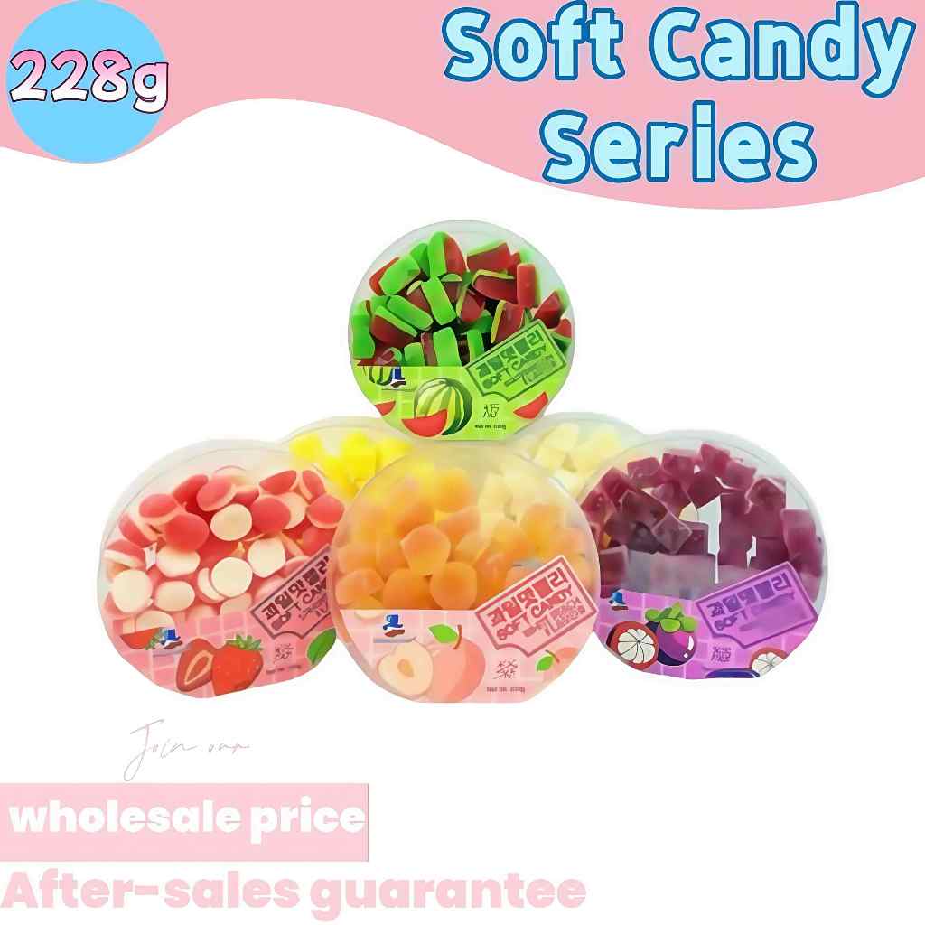 228g fruit flavor pudding Candy /flavored gummies /fructose soft candy ...