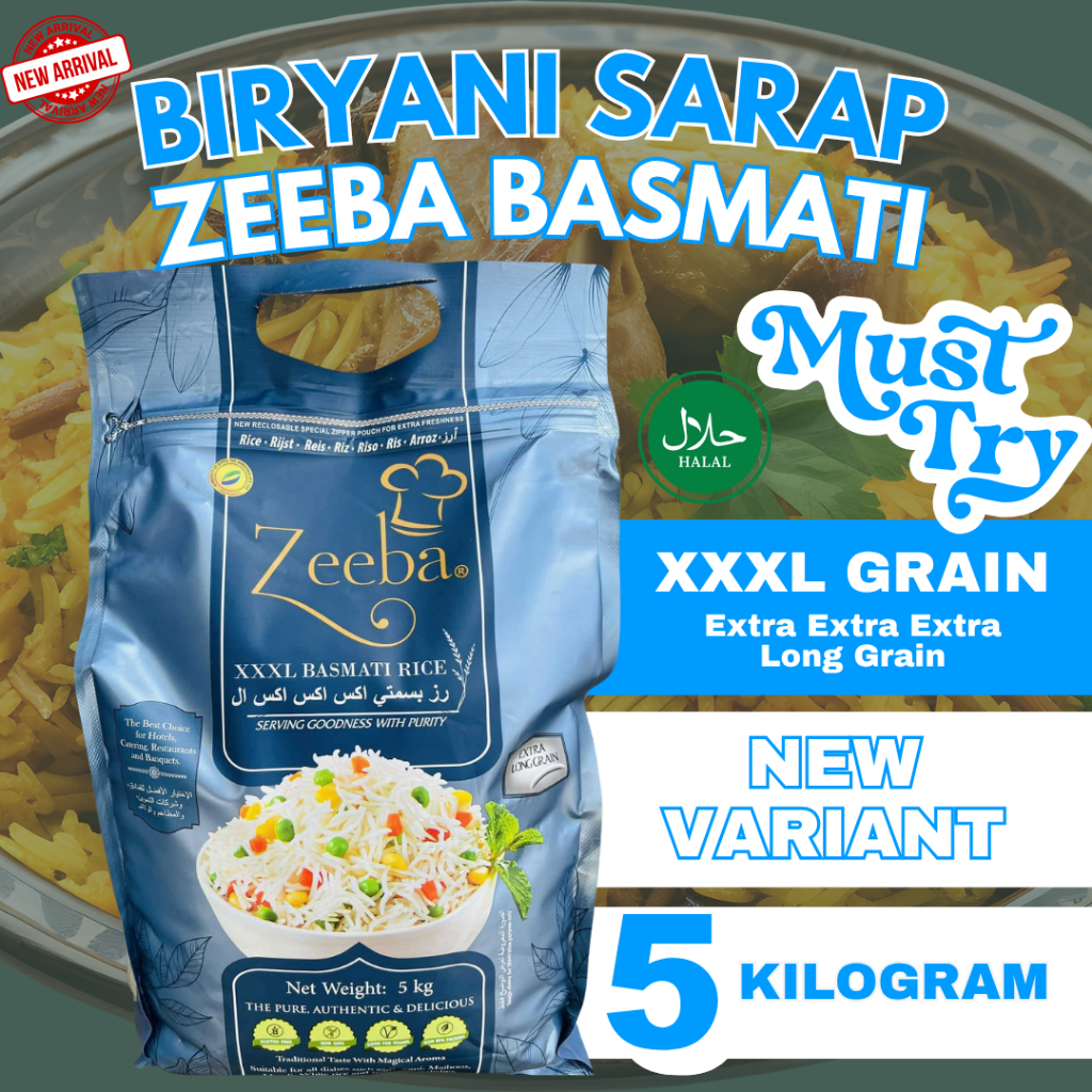 ZEEBA XXXL BASMATI RICE | Shopee Philippines