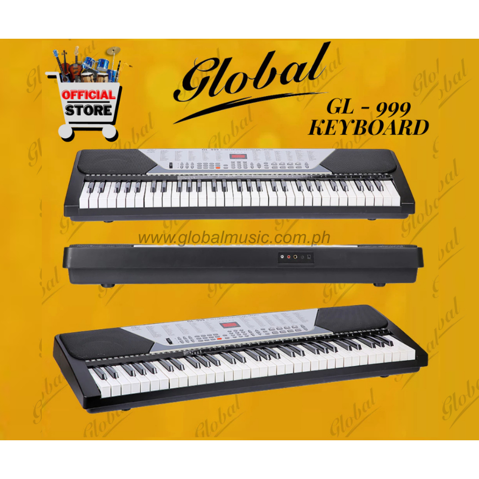 GLOBAL KEYBOARD GL 999 61 STANDARD KEYS LED Display GREAT FOR BEGINNERS ...