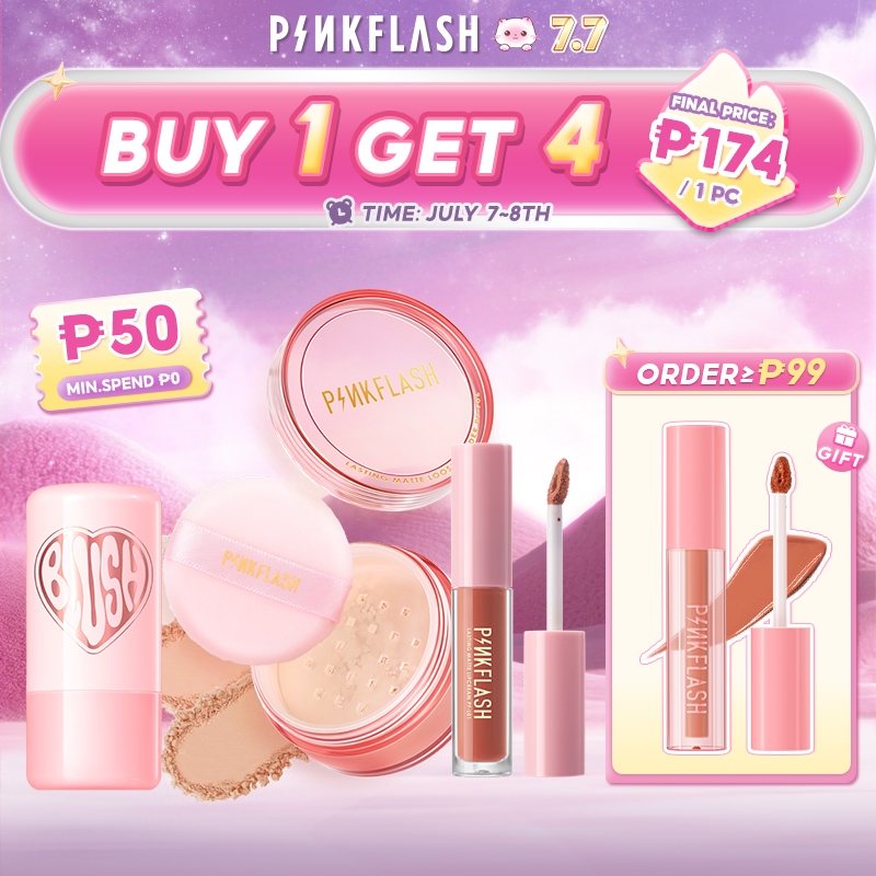 PINKFLASH Beauty makeup set Watery Blush Stick Oil Control Matte Loose ...