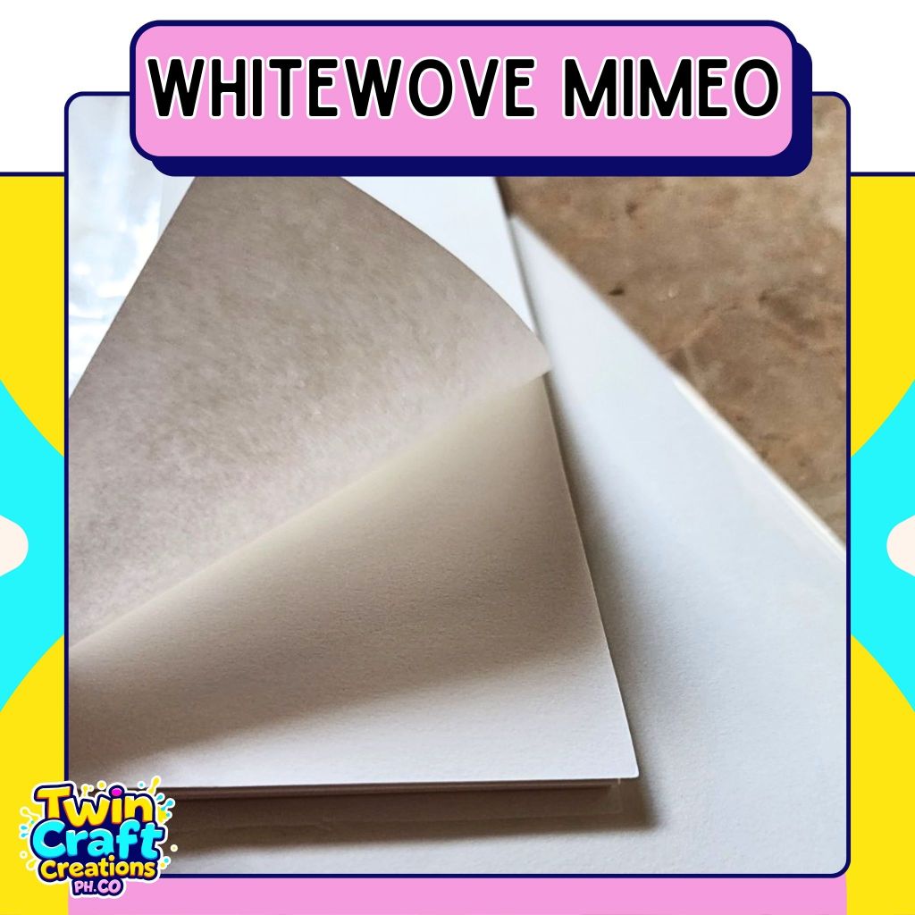 Mimeo Whitewove Paper_50 Sheets_Inkjet Compatible | Shopee Philippines
