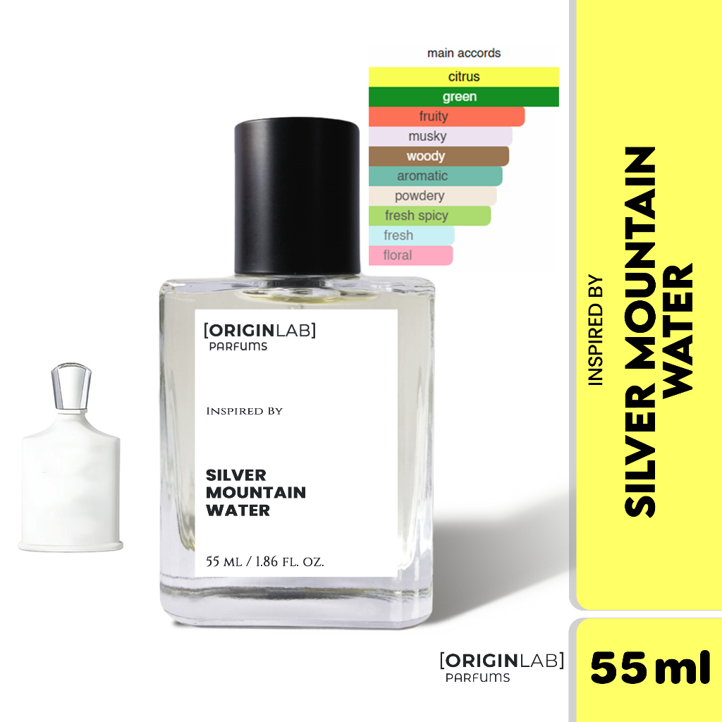 OriginLab - SILVER M0UNTAIN W4TER Inspired Perfume ORIGINLAB Parfum Oil ...