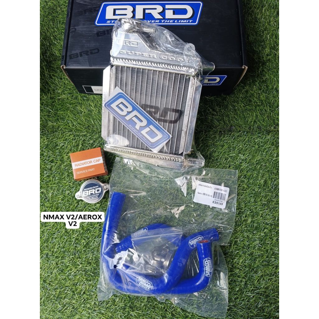 BRR RADIATOR SET (HOSE,CAP,RADIATOR) (nmax aerox v1 v2, pcx160,click ...