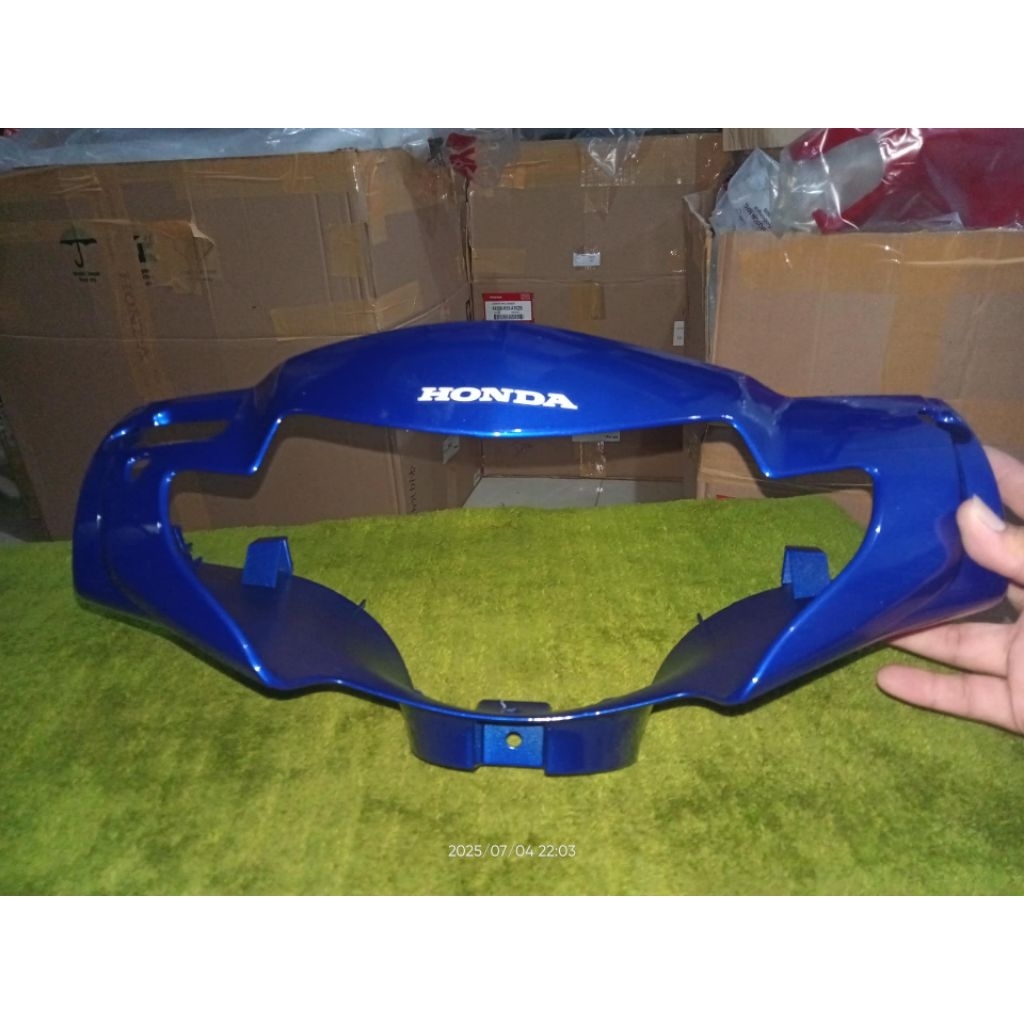 front cowling for Wave 125i (glossy blue) stock genuine parts | Shopee ...