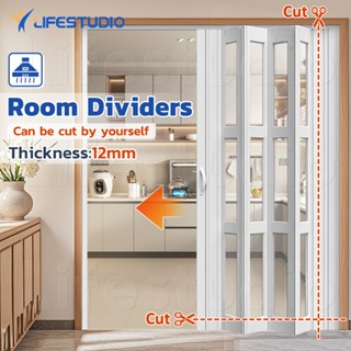 Life Sliding Door PVC Folding Door Room Divider Bathroom Partition 90