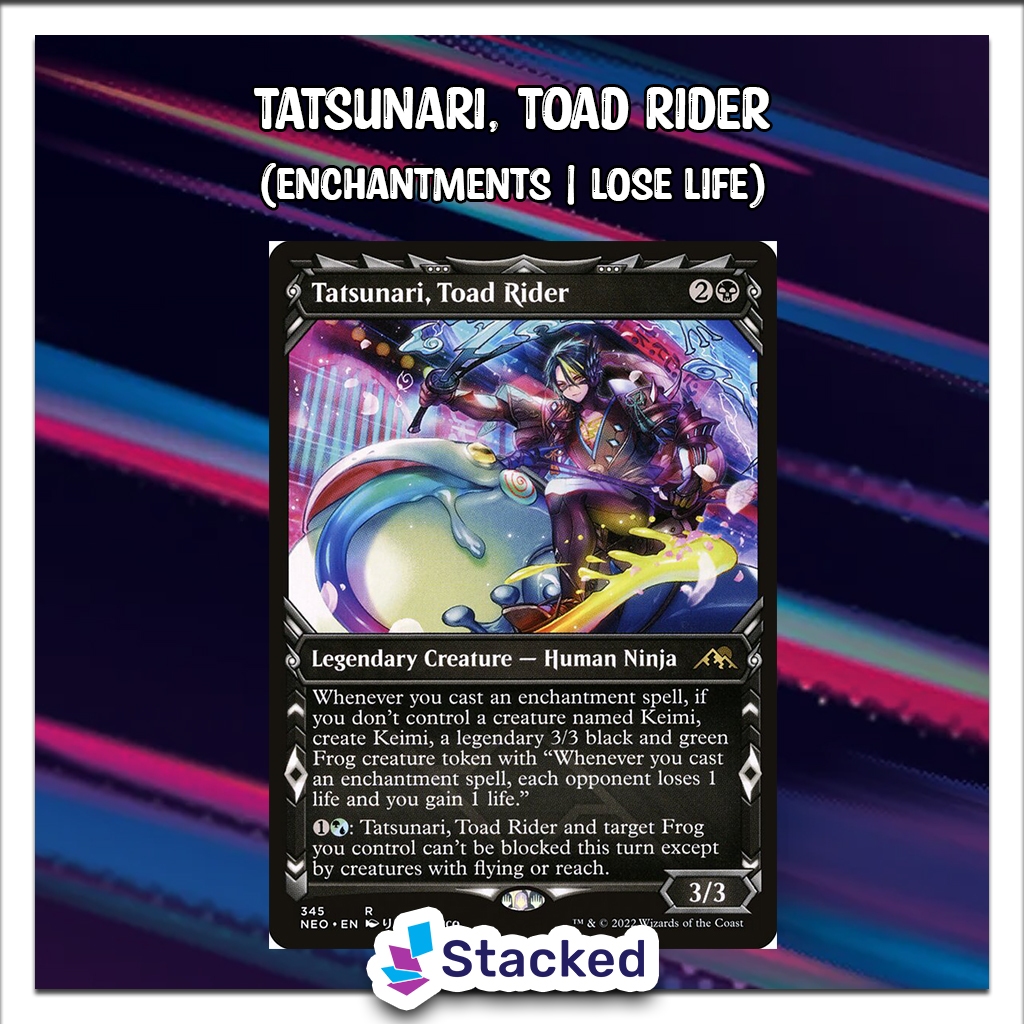 MTG EDH Commander Deck - Tatsunari, Toad Rider (Constructed) | Shopee ...