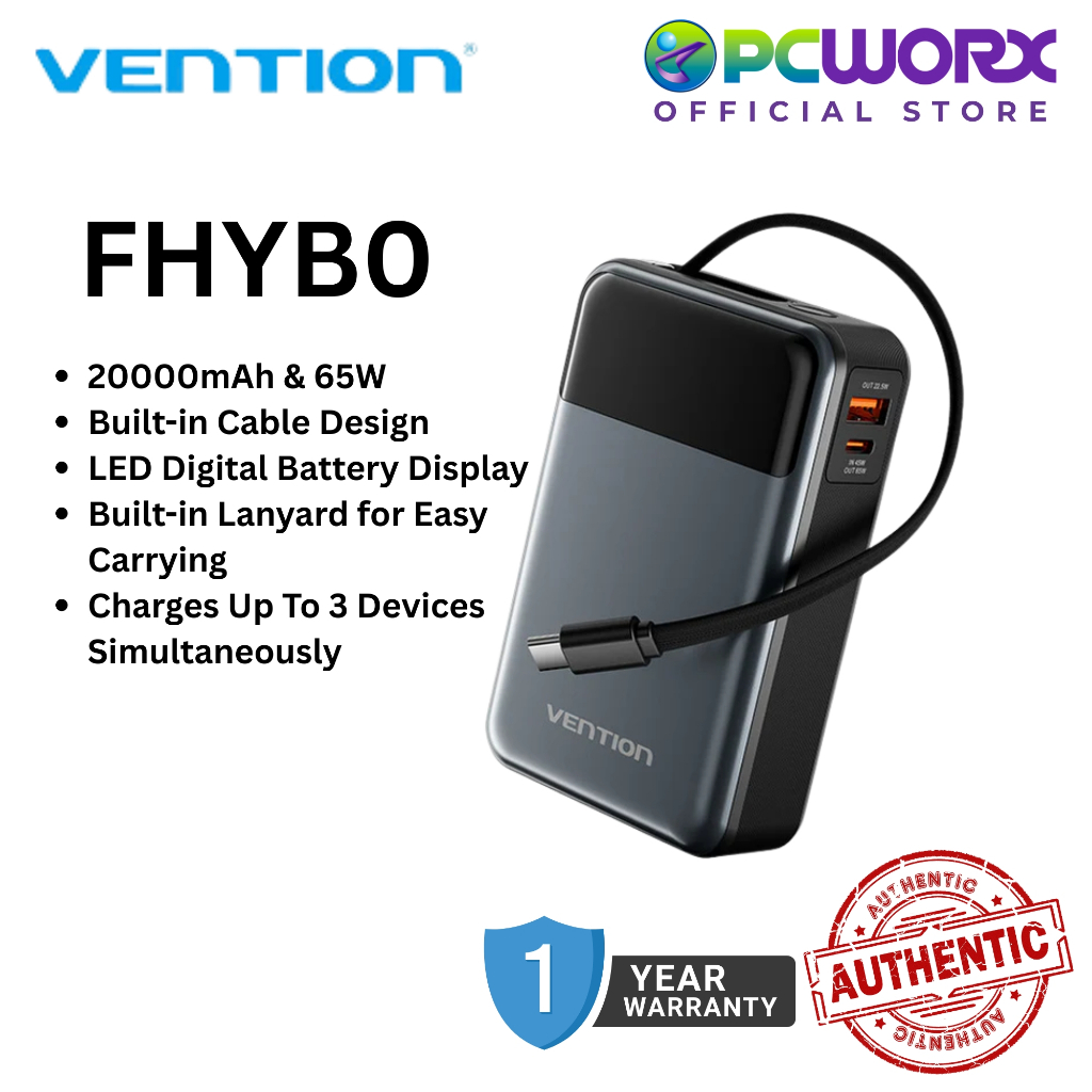 Powerbank Vention FHZP0 Plastic main image 0