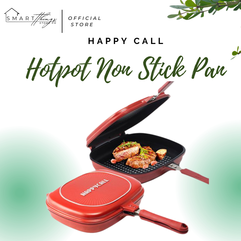 Happycall Double-Sided Non-Stick Grill Pan – Flip Frying Pan for Meat ...