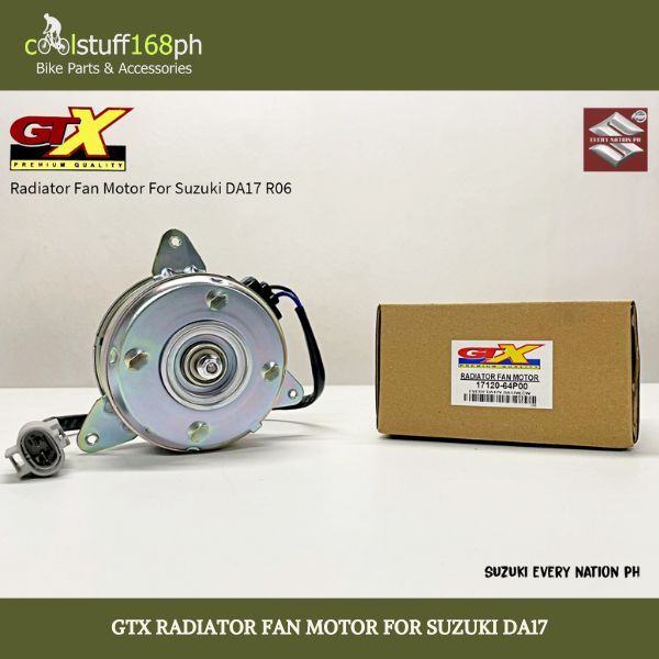 BRANDNEW GTX Radiator Fan Motor For Suzuki DA17 R06 (17120-64P00 ...