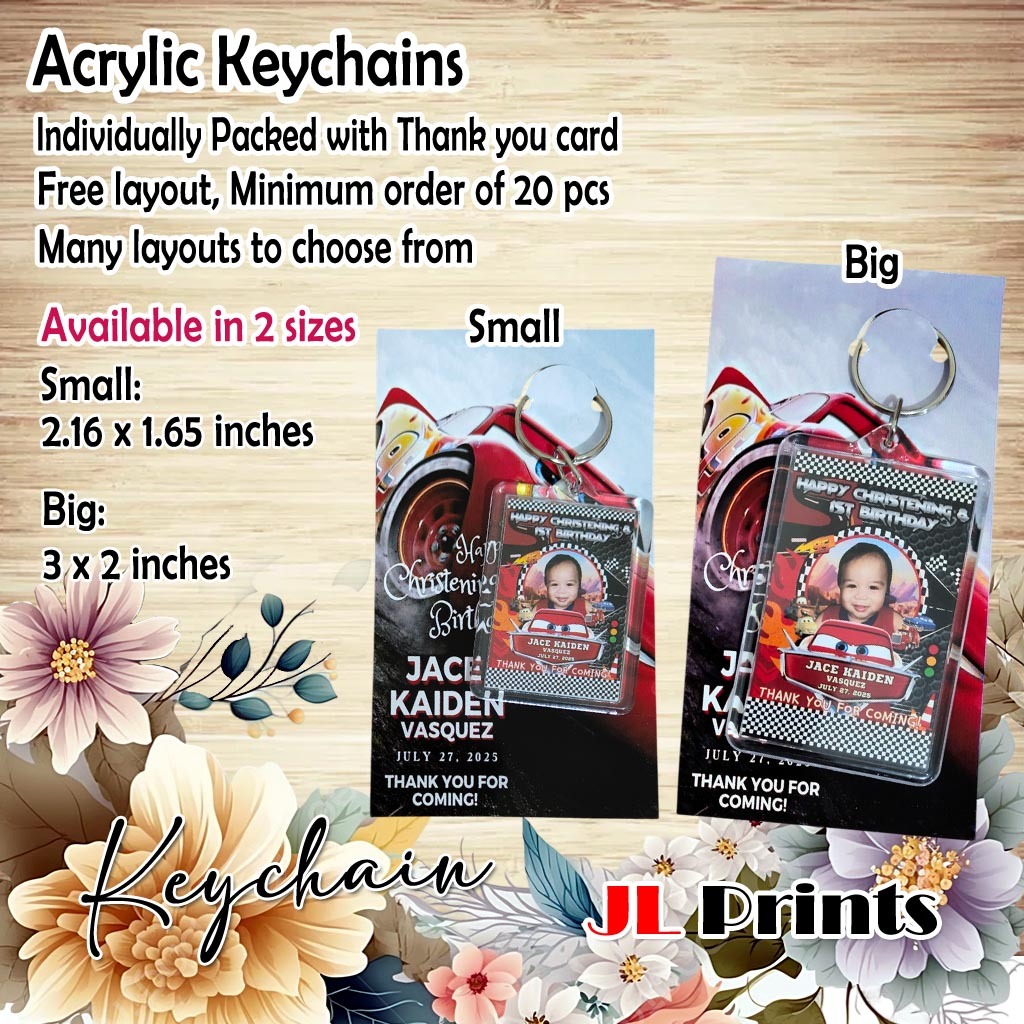 Personalized Keychain (Minimum order of 20pcs) | Shopee Philippines