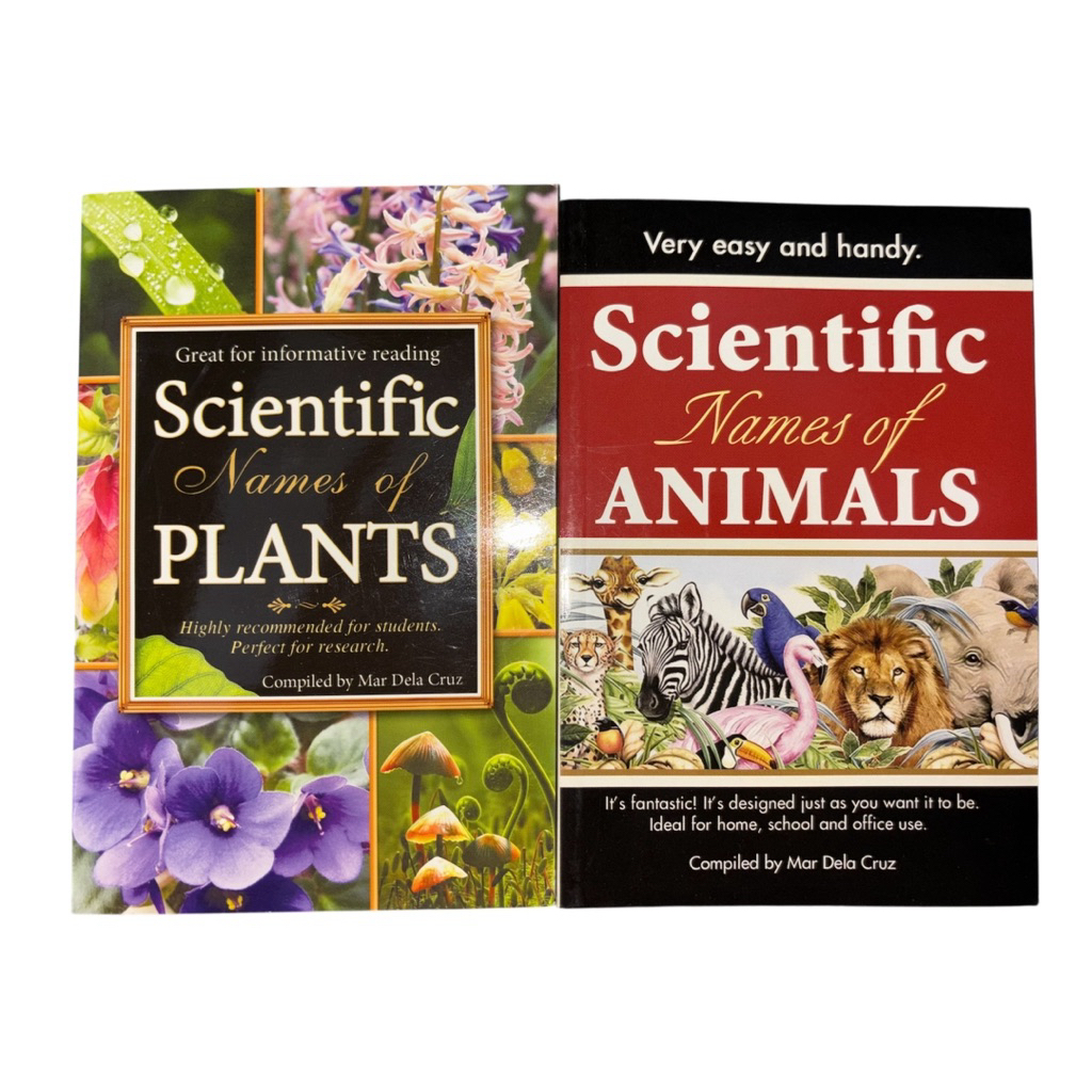 Scientific Names of Animals & Plants Books (96pages) | Shopee Philippines