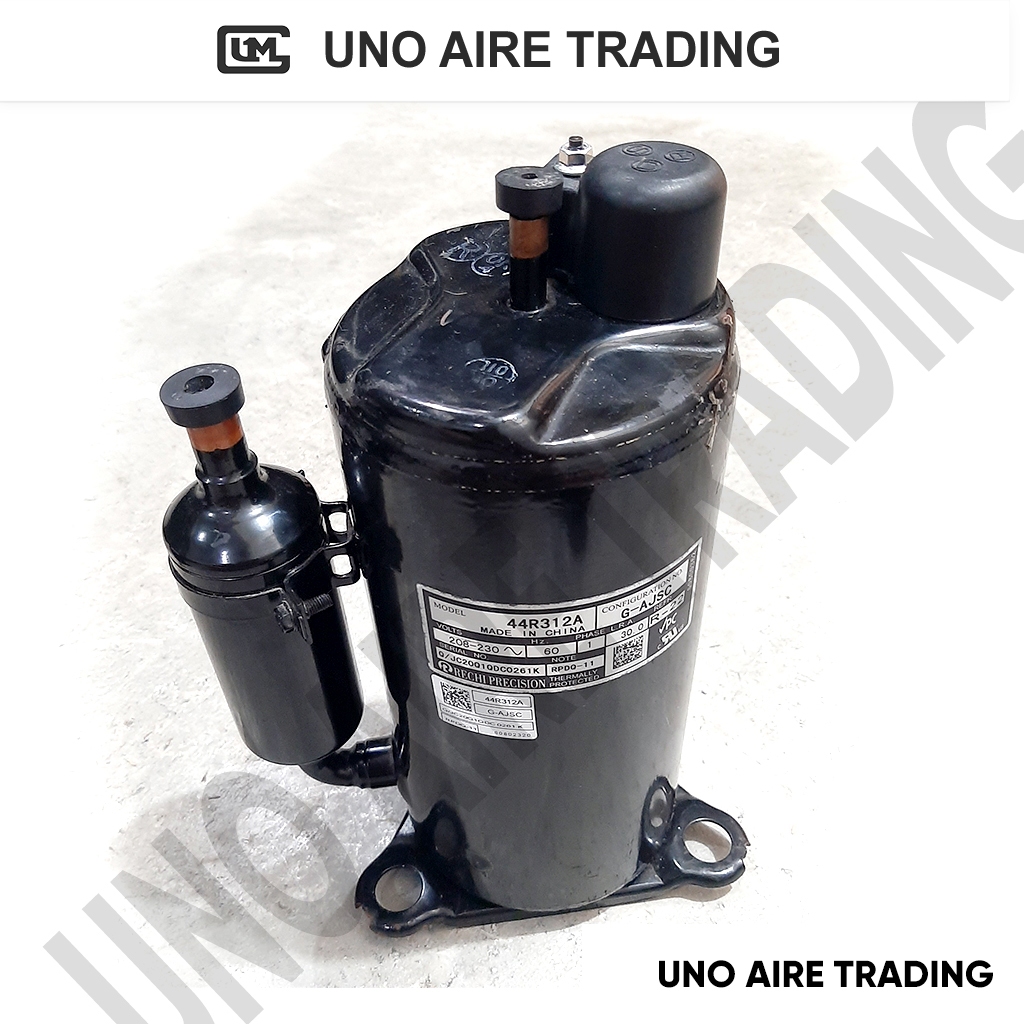 Compressor 44R312A LRA30 1.5HP RECHI R22 220V Single Phase Window Type ...