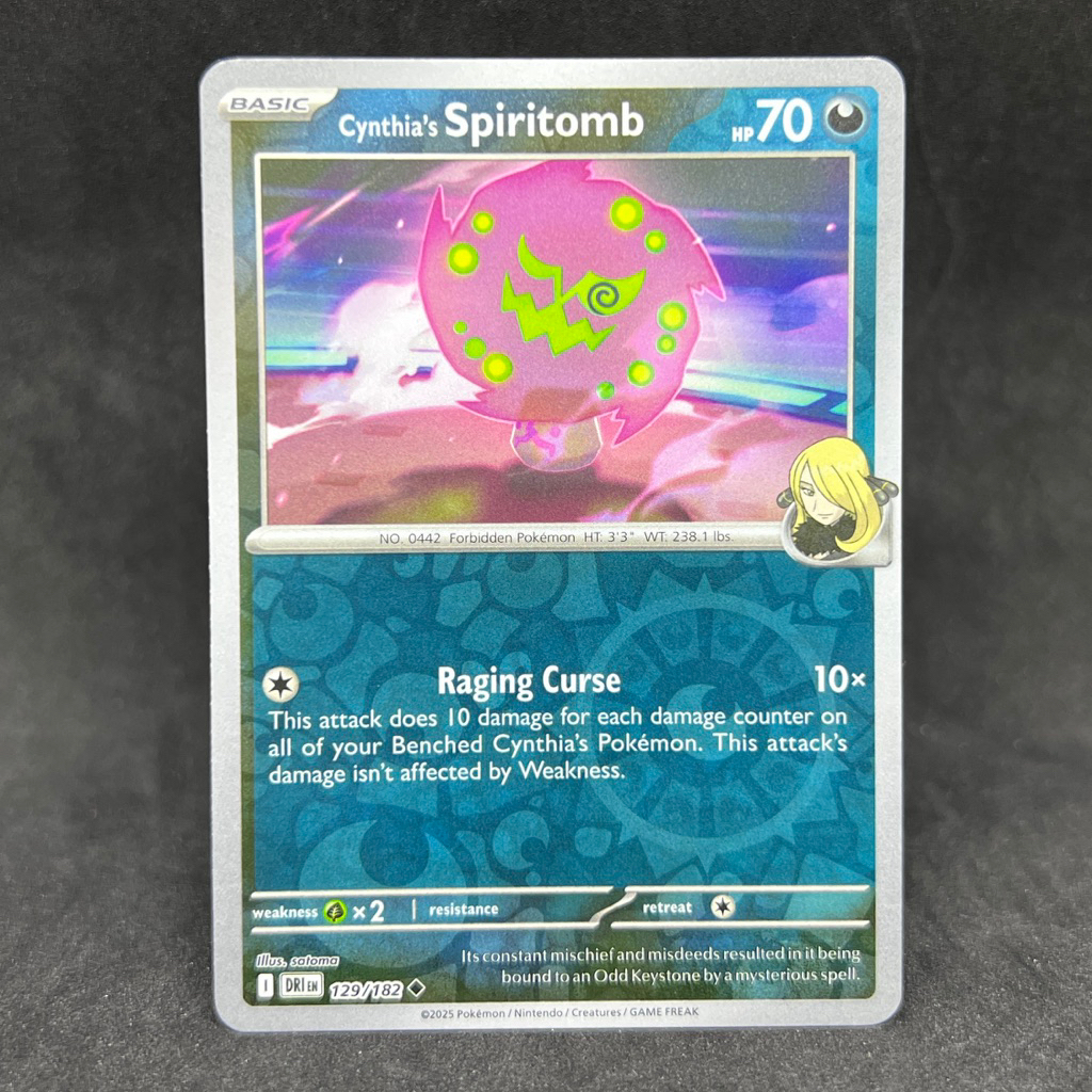 Pokemon TCG Cynthia's Spiritomb 129/182 2025 Scarlet & Violet Destined  Rivals | Shopee Philippines