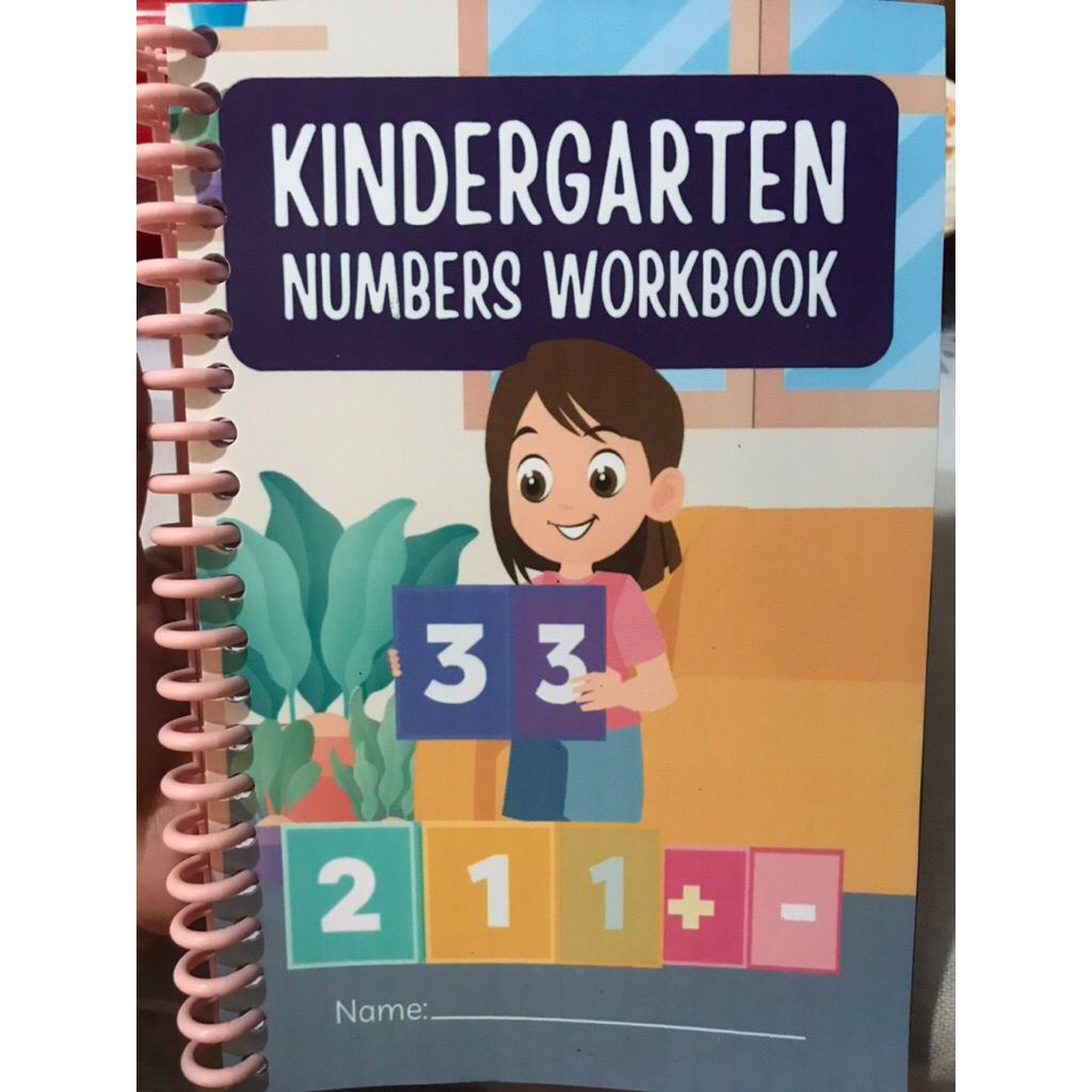 Kindergarten Numbers Workbook for Kids learning materials | Shopee ...