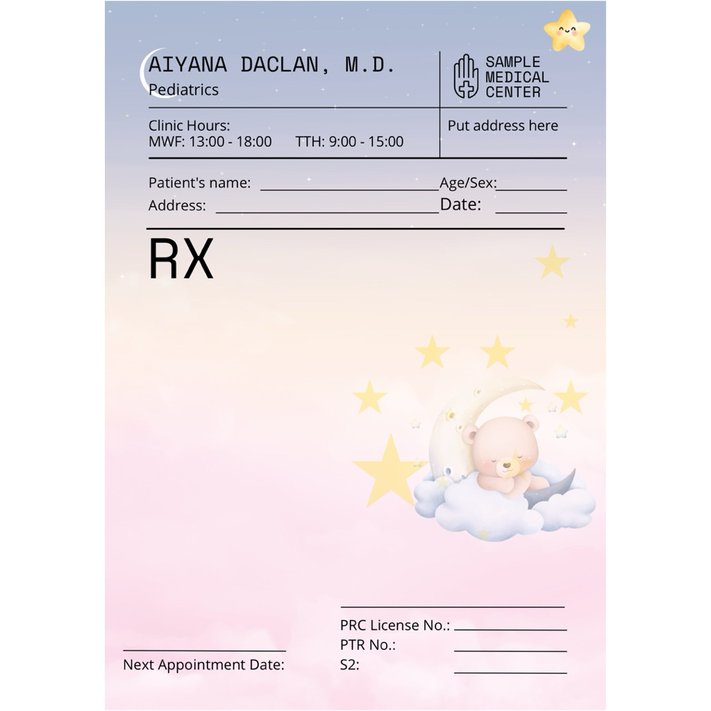 Personalized RX Pad (50 Leaves) | Shopee Philippines