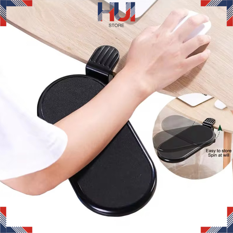 Rotatable Computer Desk Arm Rest Attachable Wrist Pad Adjustable ...