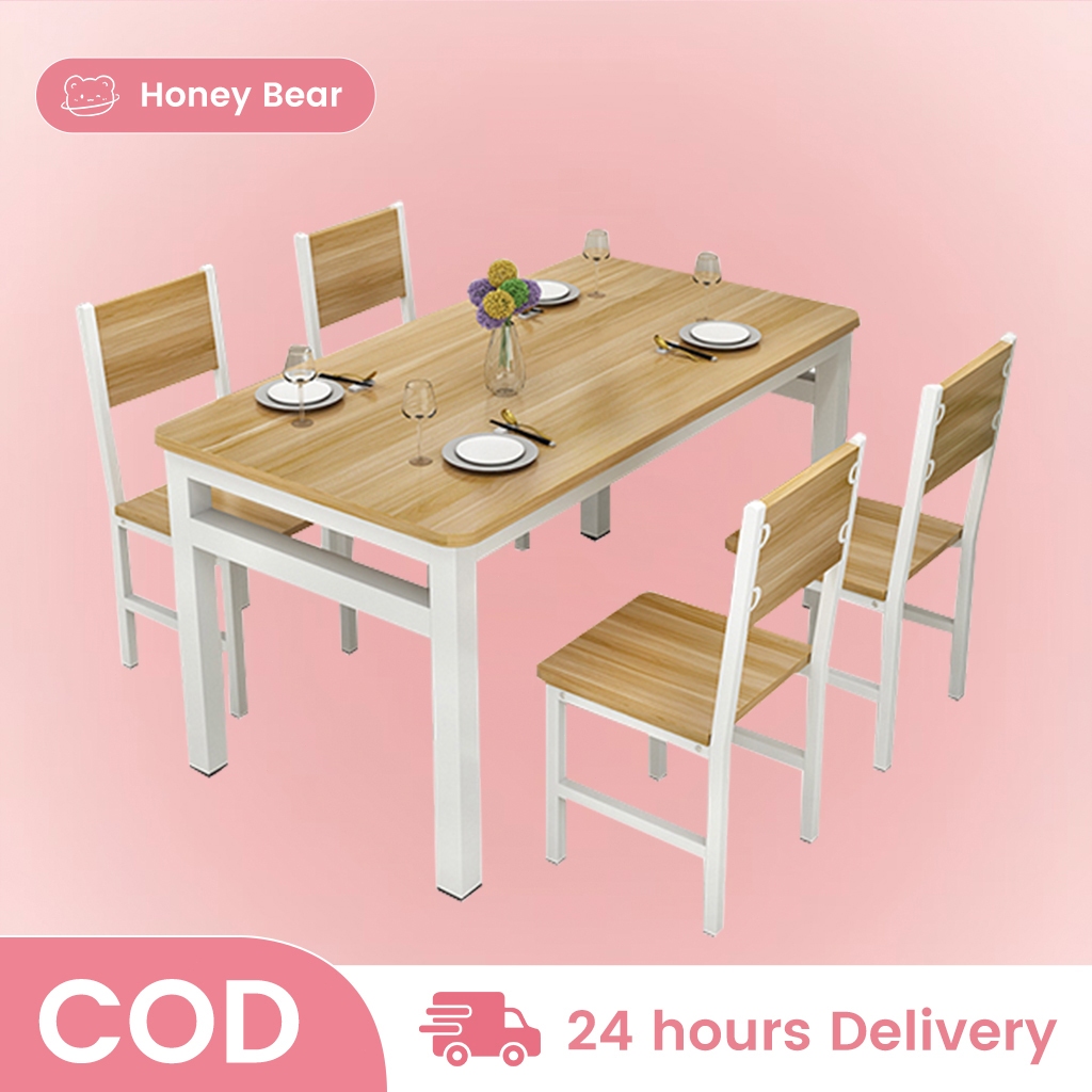 Dining Table And Chairs Combination 1 Table 4 Chairs Restaurant Home ...