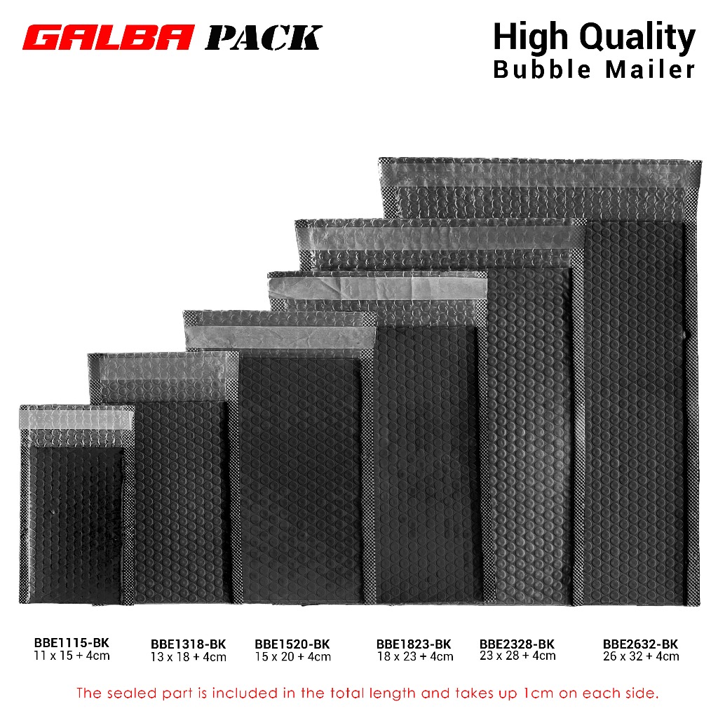 GALBA PACK High Quality Bubble Mailer Pouch with Self-adhesive Seal ...