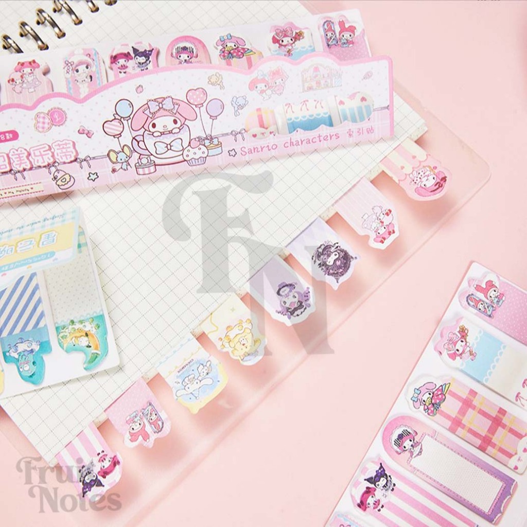 SN251 120 sheets Sanrio Character Marking Sticky Notes | Shopee Philippines