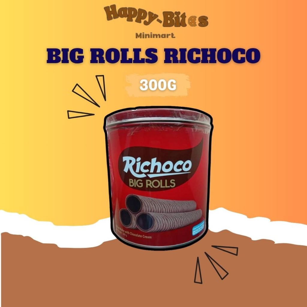 Big Rolls Richoco | Richeese 300g Can | Shopee Philippines