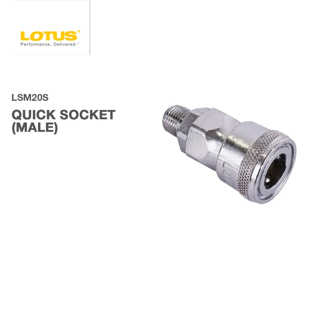 Lotus Quick Socket (Male) LSM20S - Mechanic Tools | Shopee Philippines
