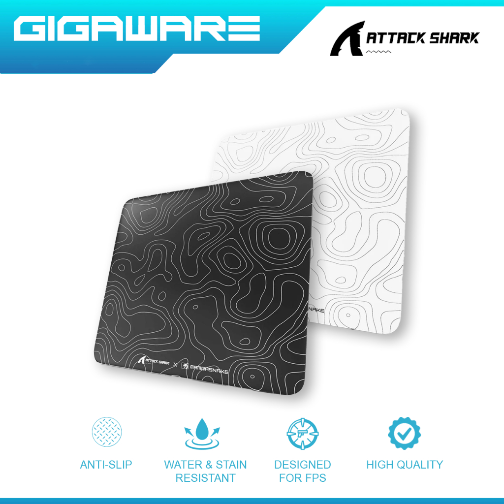 ATTACK SHARK CM05 Tempered Glass Gaming Mouse Pad,Ultra-Smooth - View #13