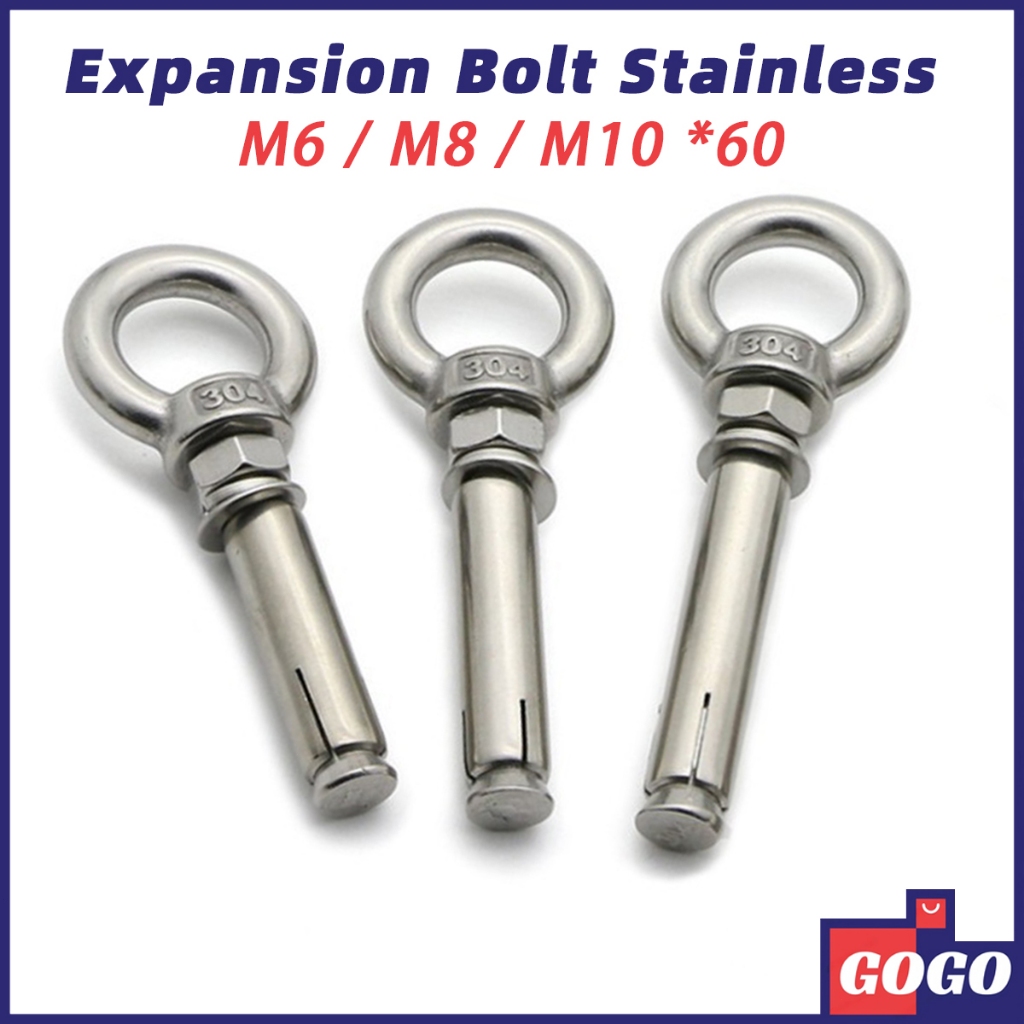 Expansion Bolt 8mm 10mm 6mm Expansion Bolt Stainless 304 Ring Lifting ...