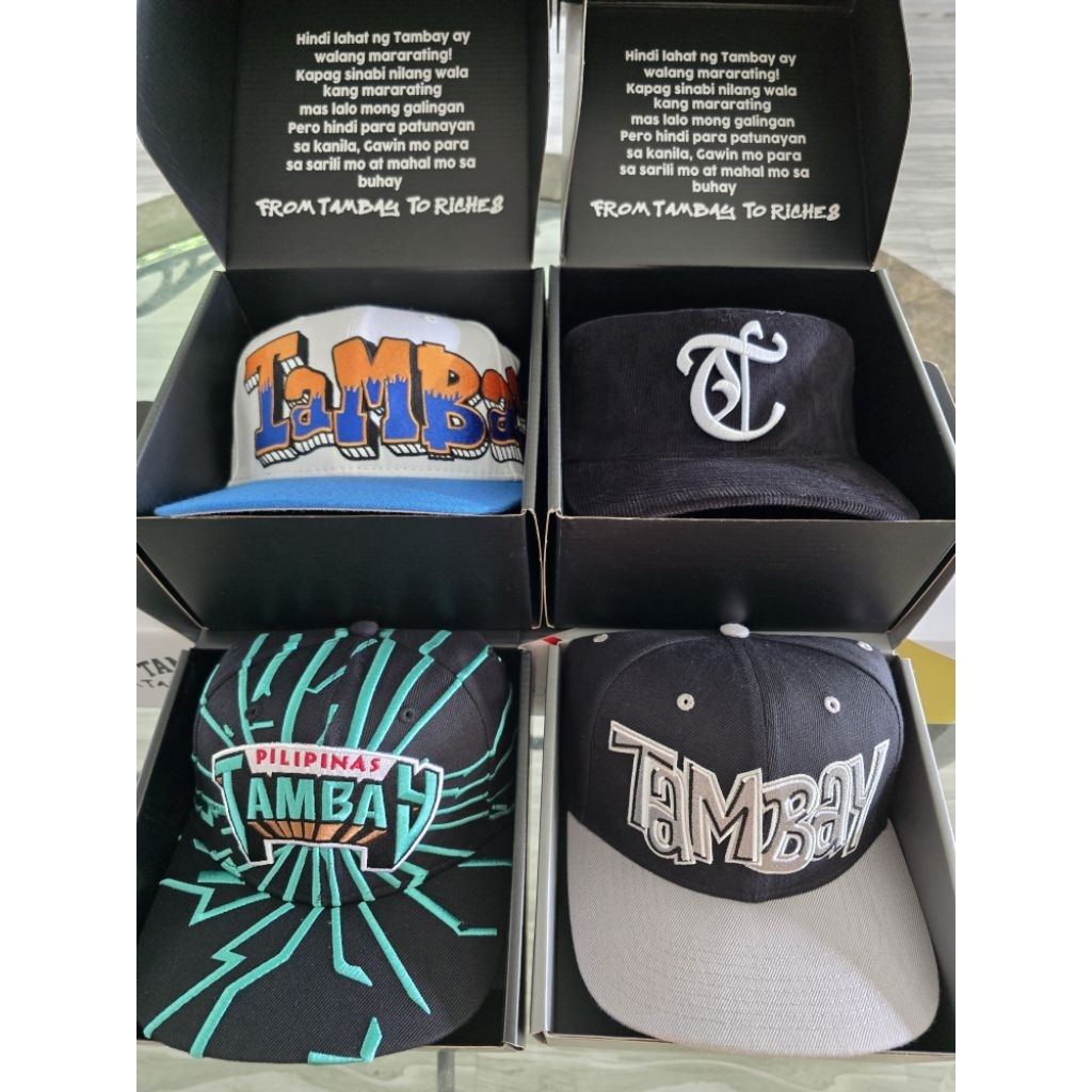 TAMBAY CAP COLLECTION ALL SIGNED by DIREK PIO BALBUENA original