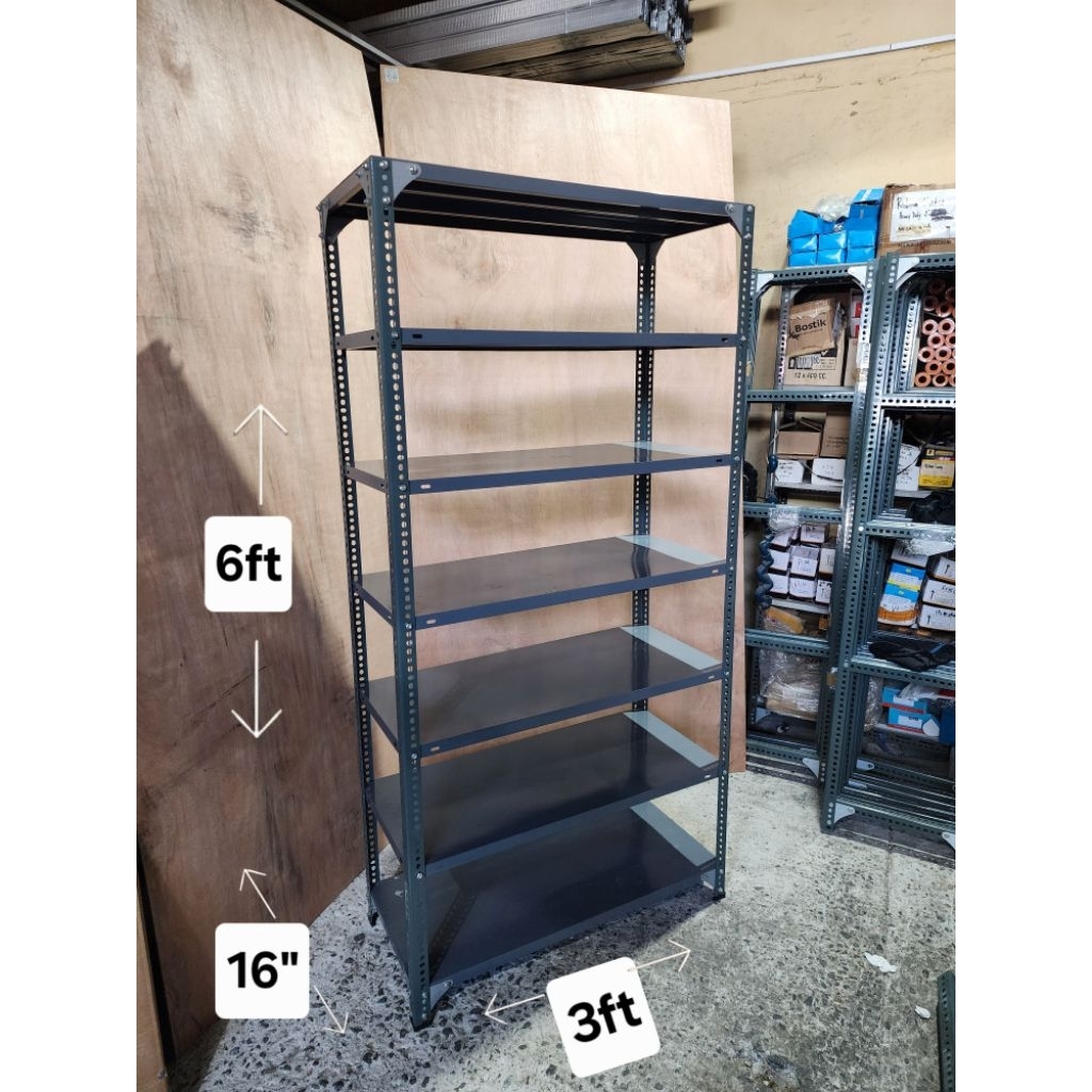 Steel Plated Racks - 6ft x 3ft x 16