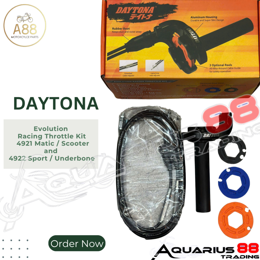 Daytona Evolution Racing Throttle Kit Matic / Scooter and Sport ...