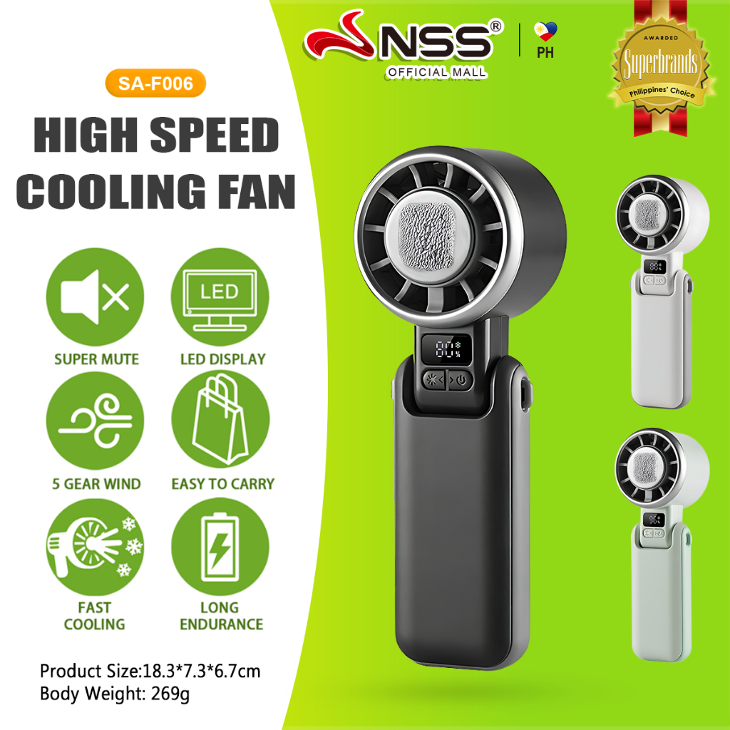 OSCAR Handheld Portable Fan Mini Outdoor Travel fan Turbo Electric ...