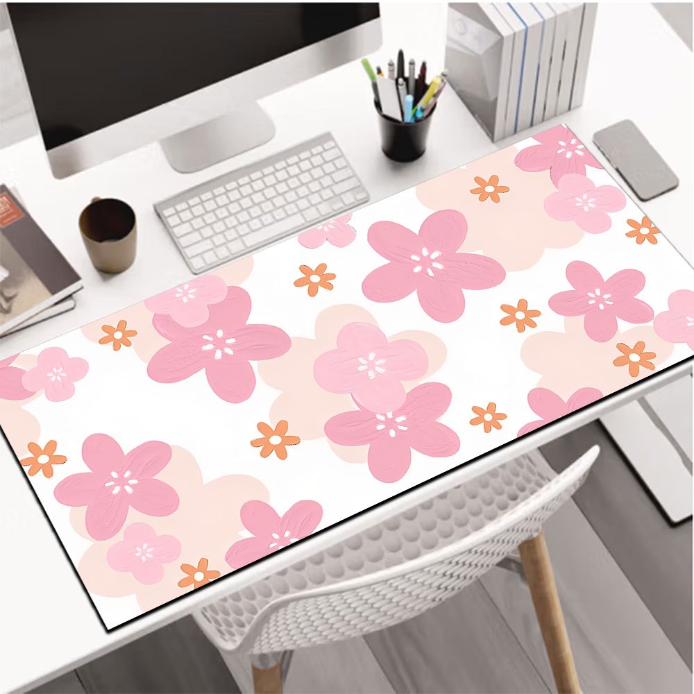 1pc Flowers Large Mouse Pad computer mat Desk Mat keyboard mat Office ...