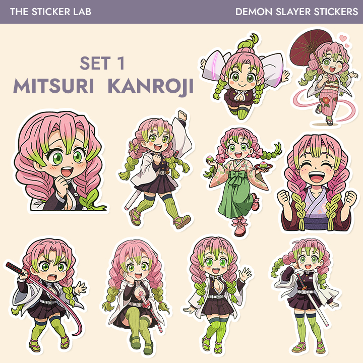 The Sticker Lab - Demon Slayer Stickers - MITSURI KANROJI (High Quality ...