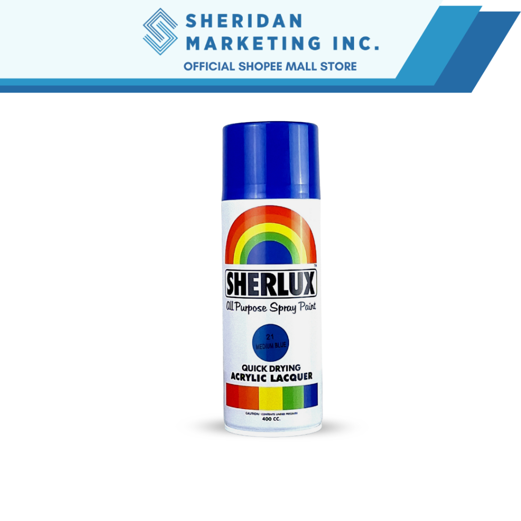 Sherlux All Purpose Spray Paint - Quick Drying Acrylic Lacquer Medium ...
