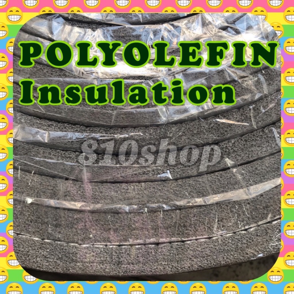 Polyolefin Insulation Gray Foam Aircon Ducting Moisture Insulation with ...