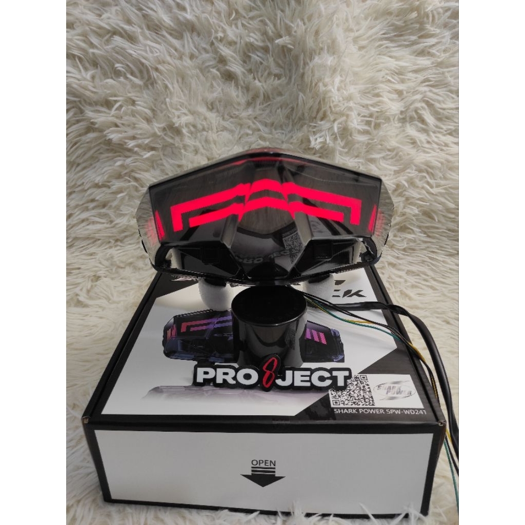 Modified Honda Click 125/150 V2 V3 V4 RGB Tail Light Smoke Lens Click ...