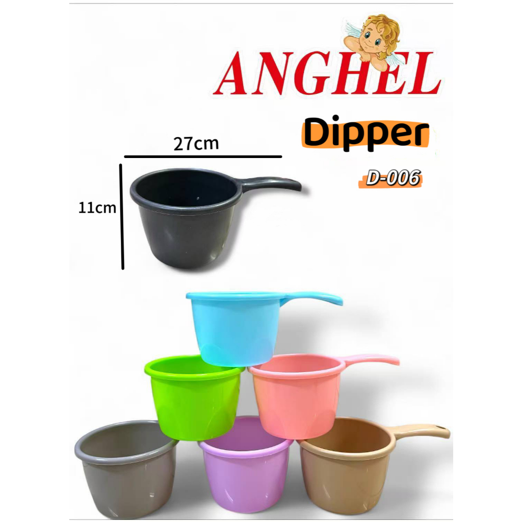 Plastic Black And Color Water Dipper （Tabo） | Shopee Philippines