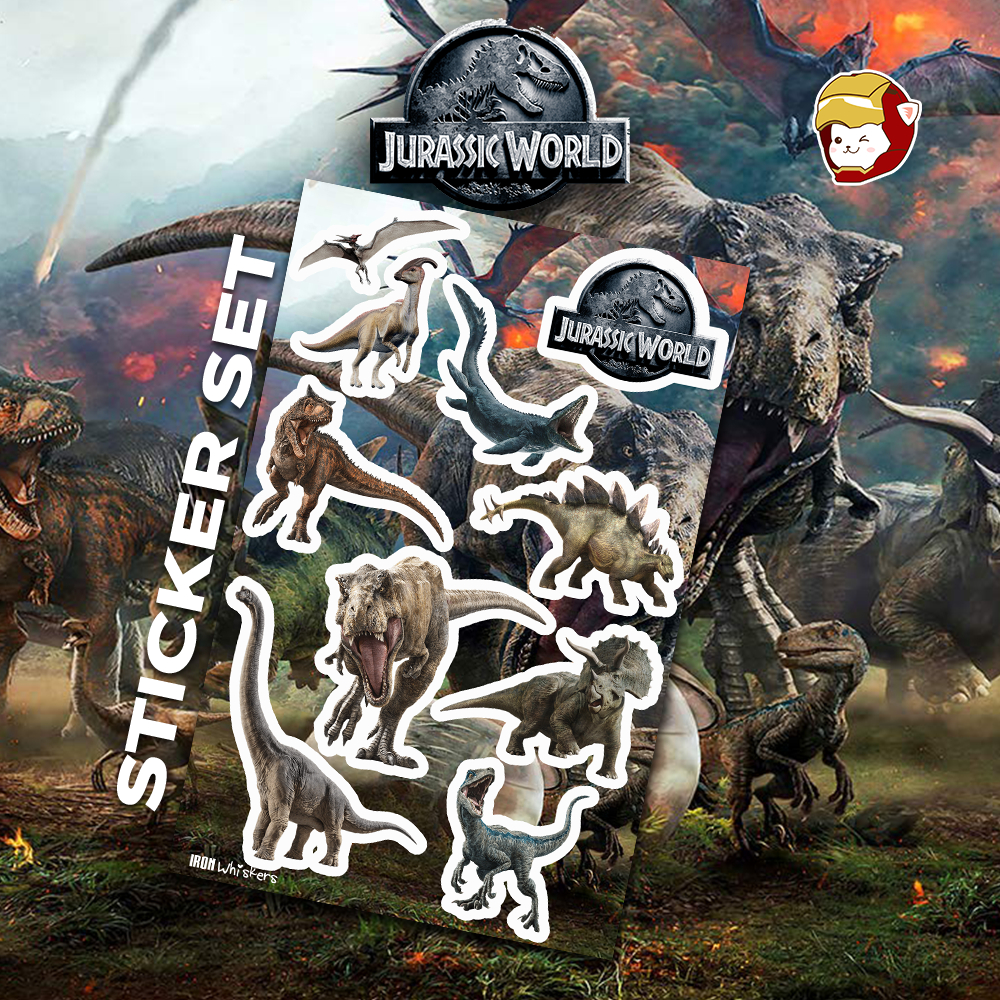 Jurassic World Dinosaurs | Vinyl Stickers | Shopee Philippines