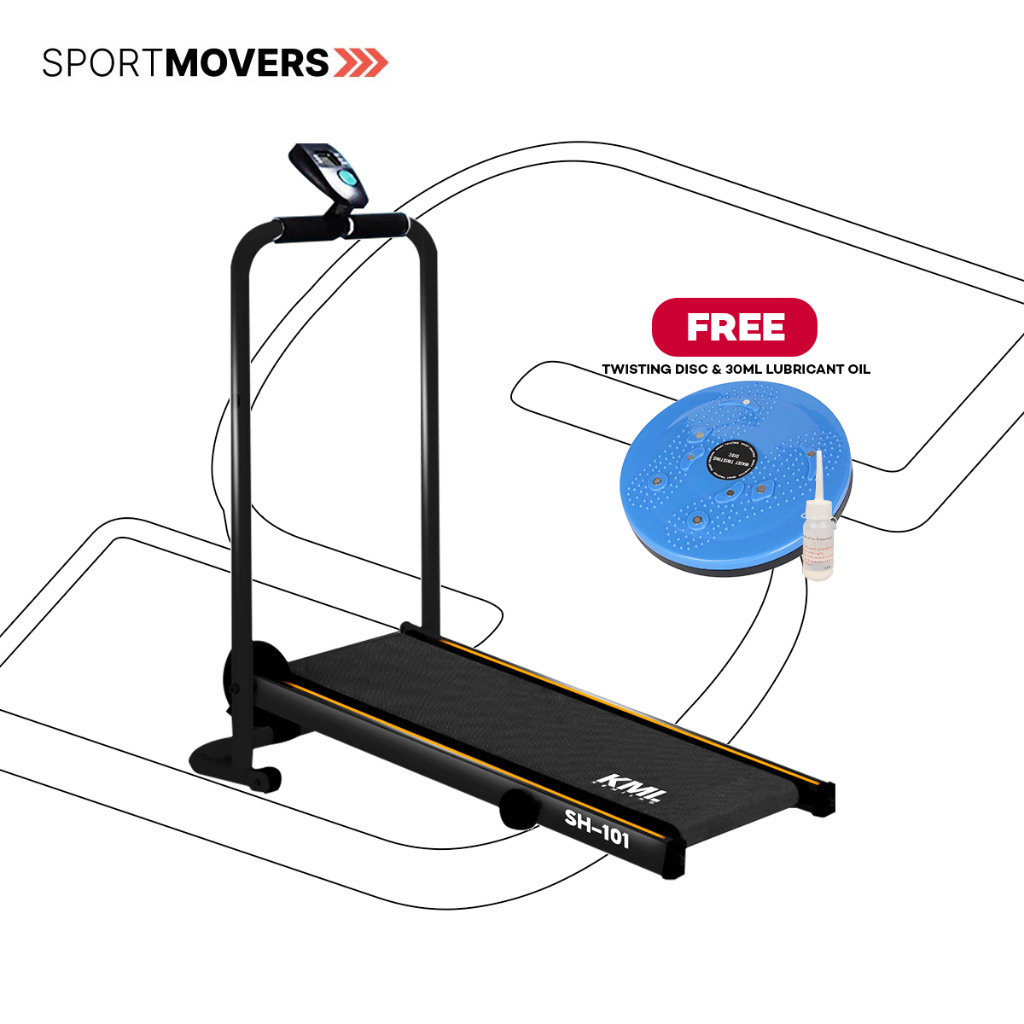 SPORTMOVERS Mini Walking Manual Treadmill for Running Slimming Exercise ...