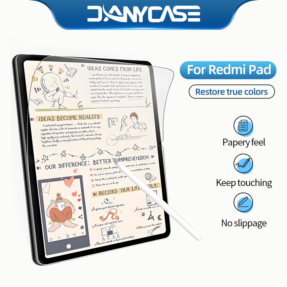 DANYCASE Matte Paper Film for Xiaomi Pad 7 6 5 Pro 6S Pro POCO Pad 12.1 ...