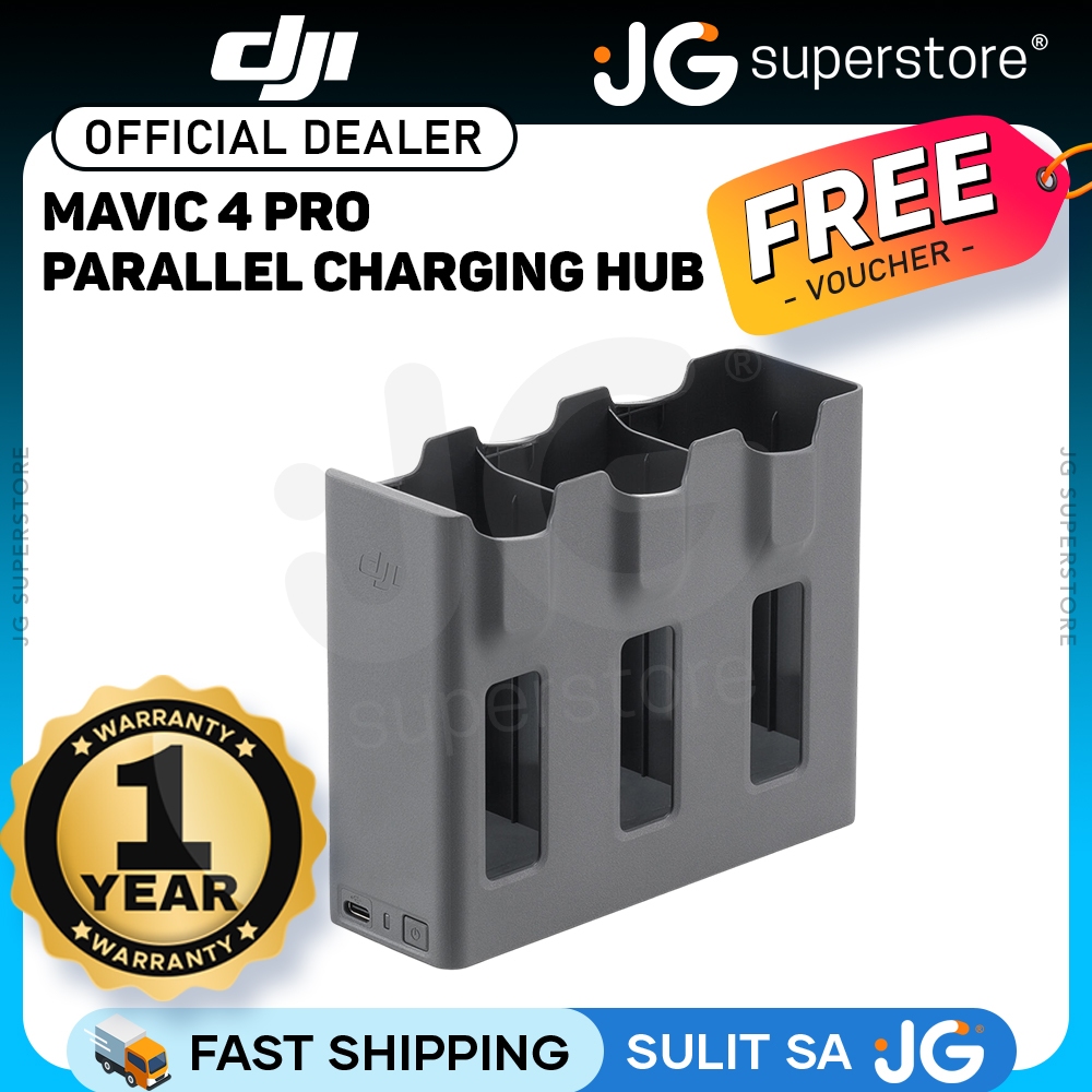 DJI Two-Way Parallel Charging Hub for Mavic 4 Pro Drone w/ 100W 3-Bay ...