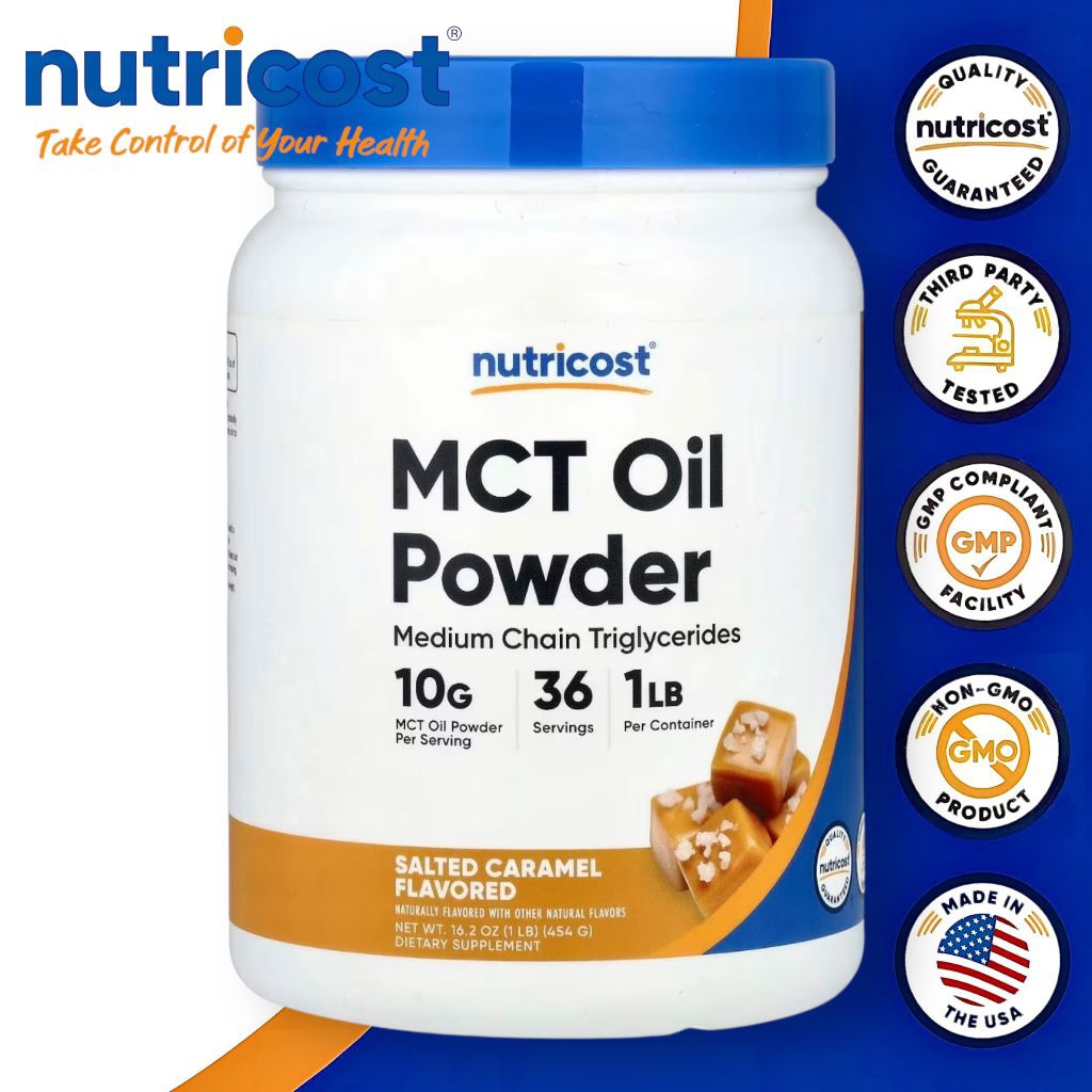 MCT Oil Powder, Salted Caramel , 1 lb (454 g) | Shopee Philippines