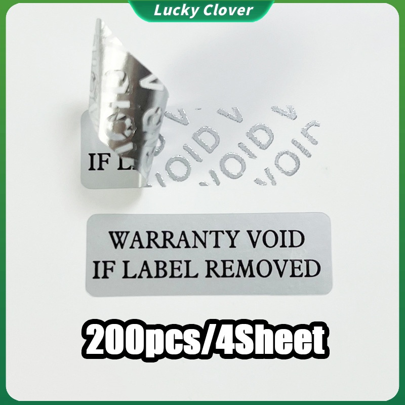 200Pcs Warranty Protection Sticker ’Warranty Void If Label Removed ...