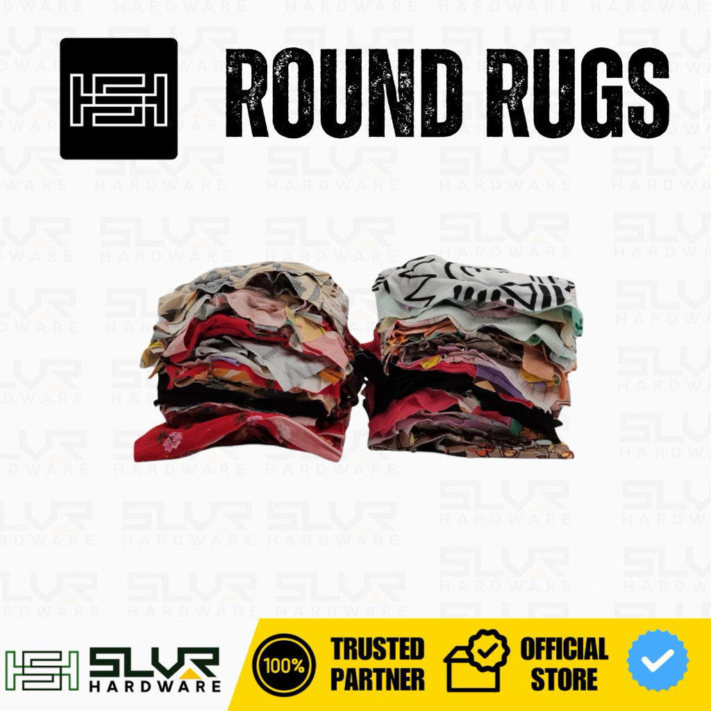 Round Rugs sold per KG (Makapal) | Shopee Philippines